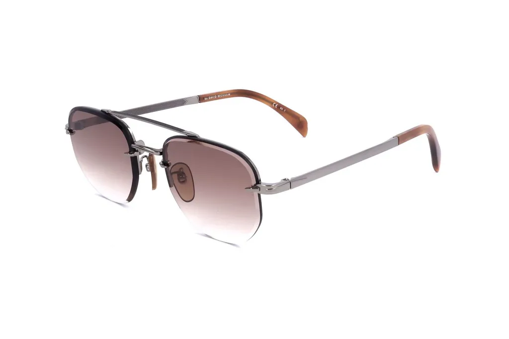 Eyewear By David Beckham Pilot Frame Full Rim Sunglasses