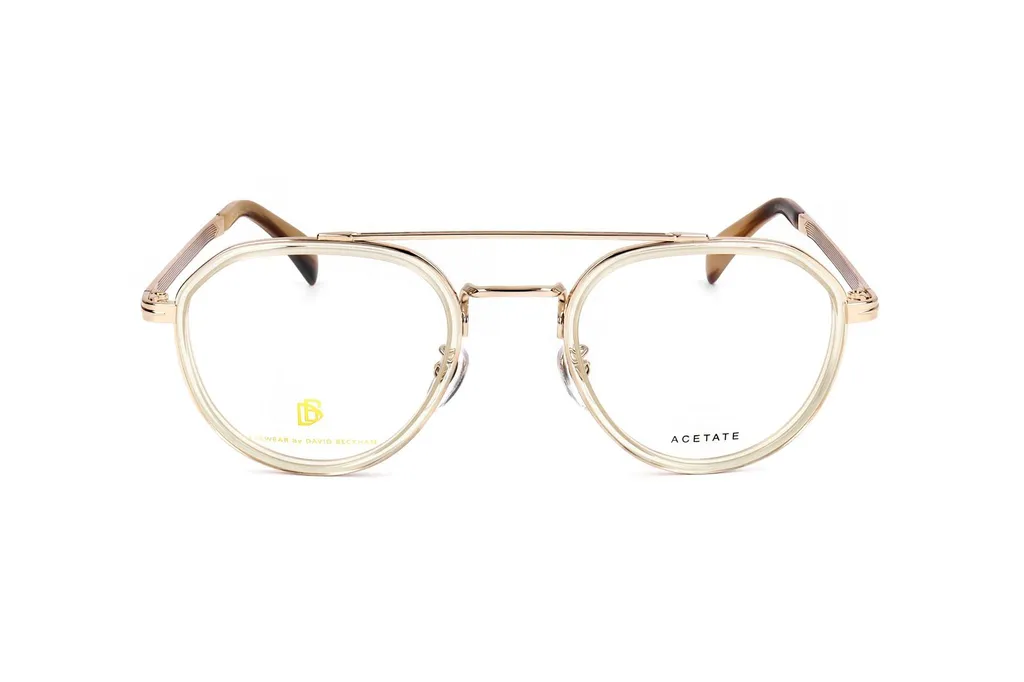Eyewear By David Beckham Pilot Frame Full Rim Optical Glasses