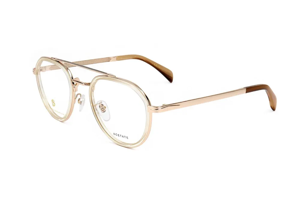 Eyewear By David Beckham Pilot Frame Full Rim Optical Glasses
