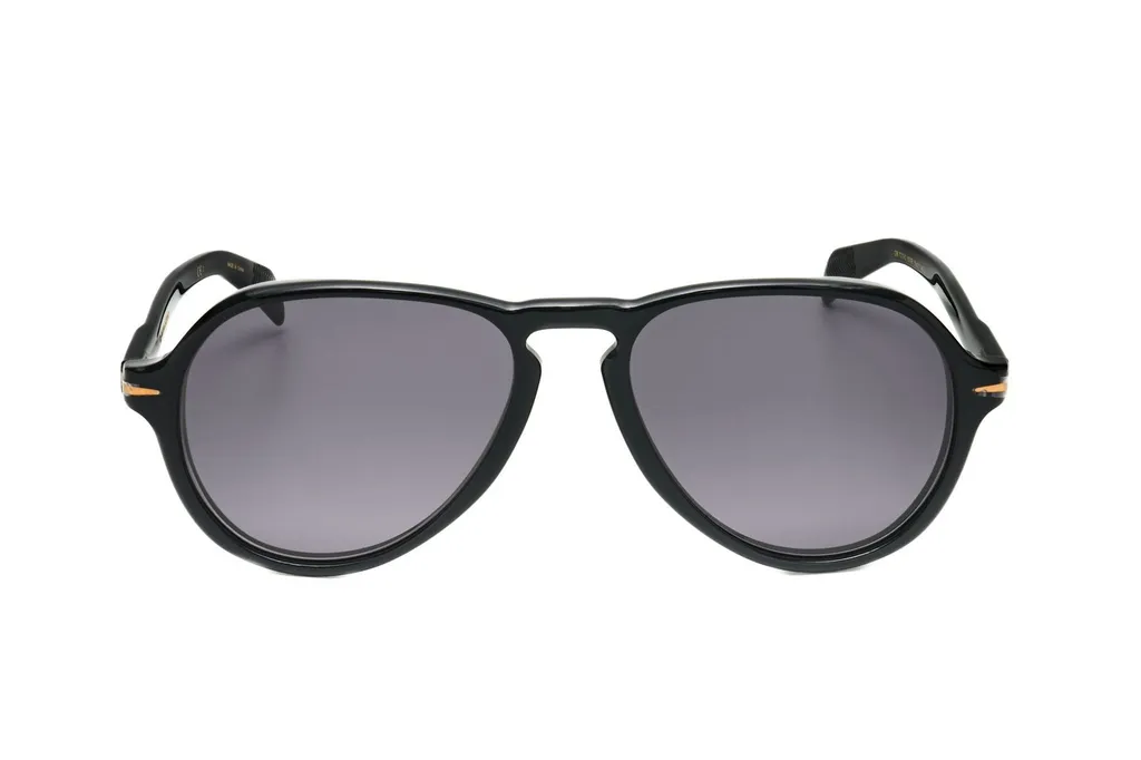 Eyewear By David Beckham Oval Frame Full Rim Sunglasses