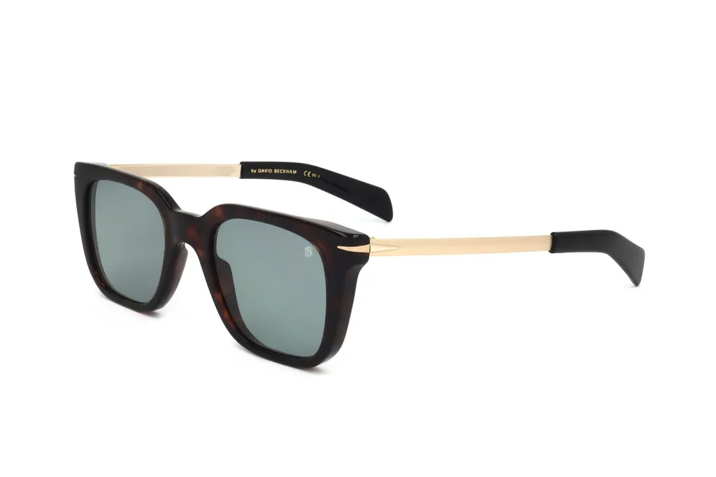 Eyewear By David Beckham Square Frame Full Rim Sunglasses