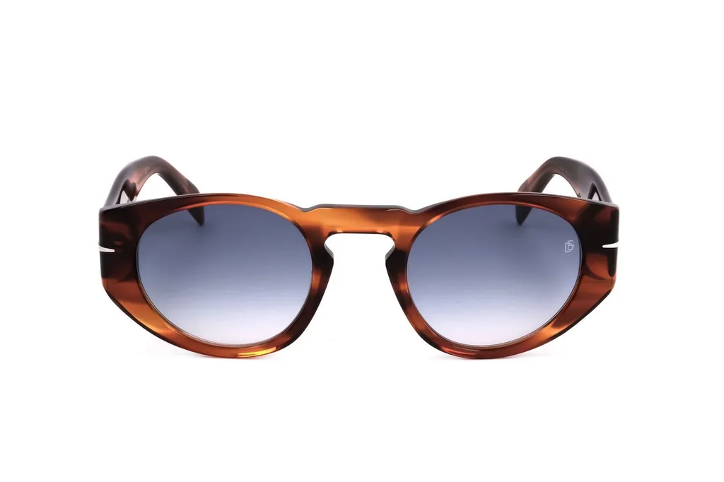 Eyewear By David Beckham Oval Frame Full Rim Sunglasses