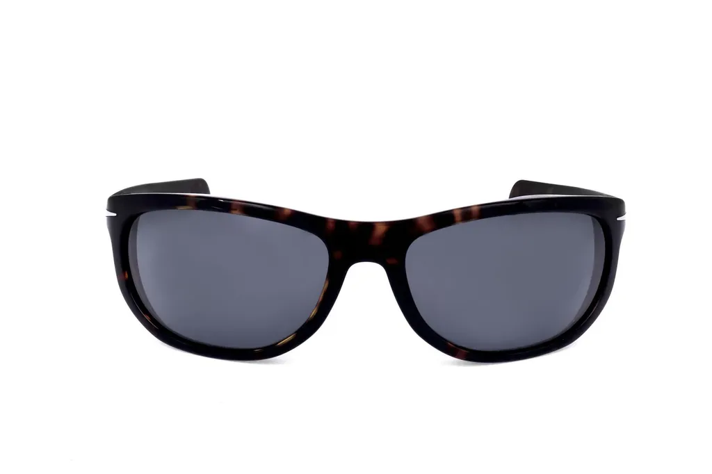 Eyewear By David Beckham Wrap-Around Full Rim Sunglasses