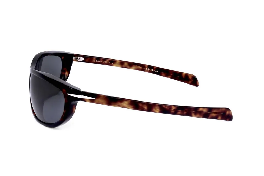 Eyewear By David Beckham Wrap-Around Full Rim Sunglasses
