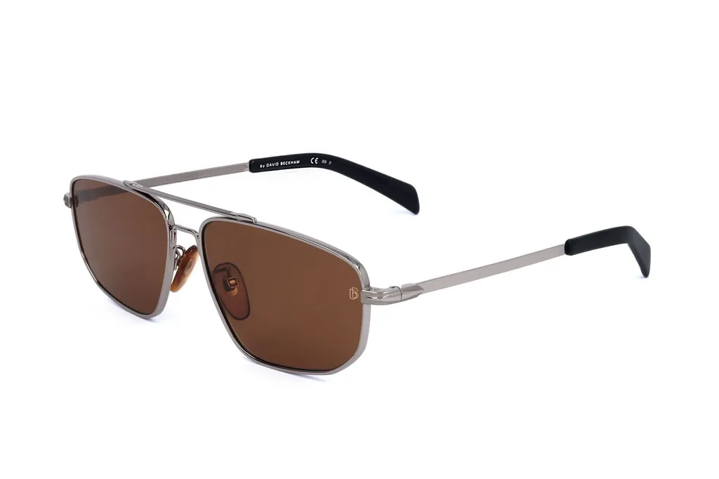 Eyewear By David Beckham Pilot Frame Full Rim Sunglasses