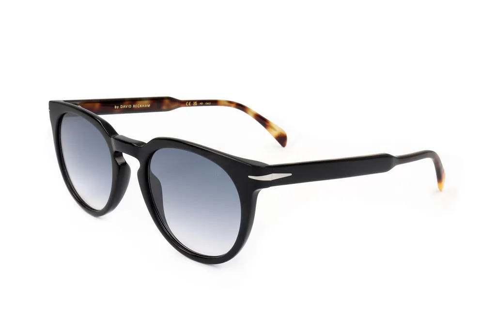 Eyewear By David Beckham Oval Frame Full Rim Sunglasses
