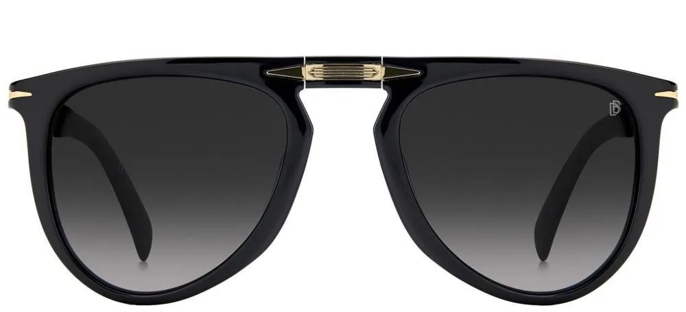Eyewear By David Beckham Pilot Frame Full Rim Sunglasses
