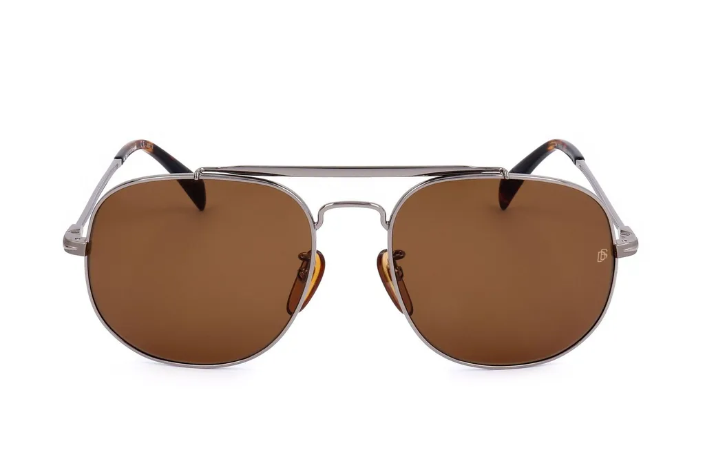 Eyewear By David Beckham Pilot Frame Full Rim Sunglasses