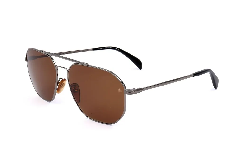 Eyewear By David Beckham Pilot Frame Full Rim Sunglasses