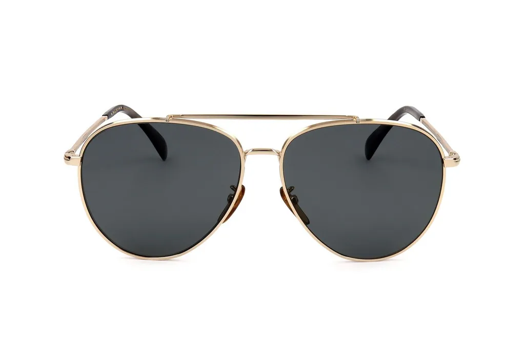Eyewear By David Beckham Pilot Frame Full Rim Sunglasses