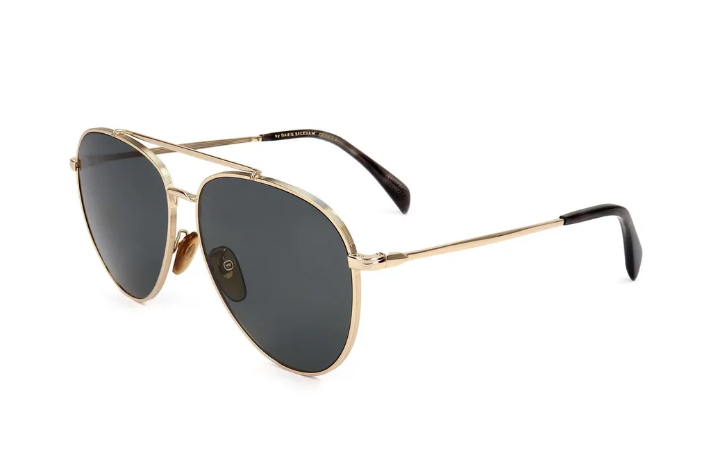 Eyewear By David Beckham Pilot Frame Full Rim Sunglasses