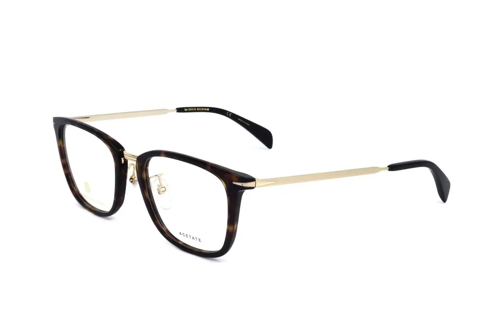 Eyewear By David Beckham Square Frame Full Rim Optical Glasses