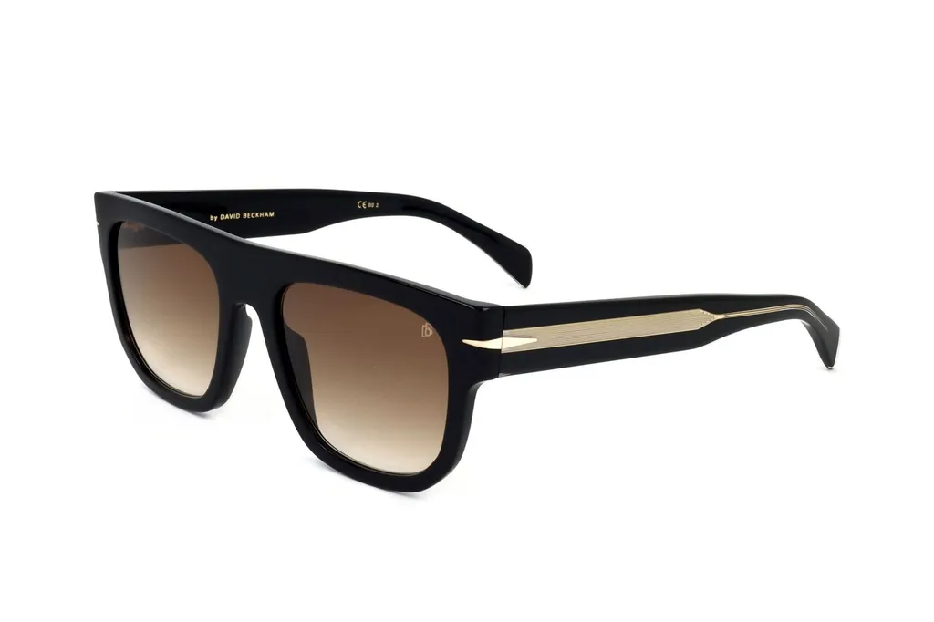 Eyewear By David Beckham Square Frame Full Rim Sunglasses