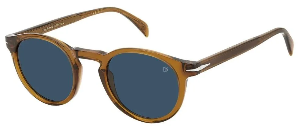 Eyewear By David Beckham Oval Frame Full Rim Sunglasses