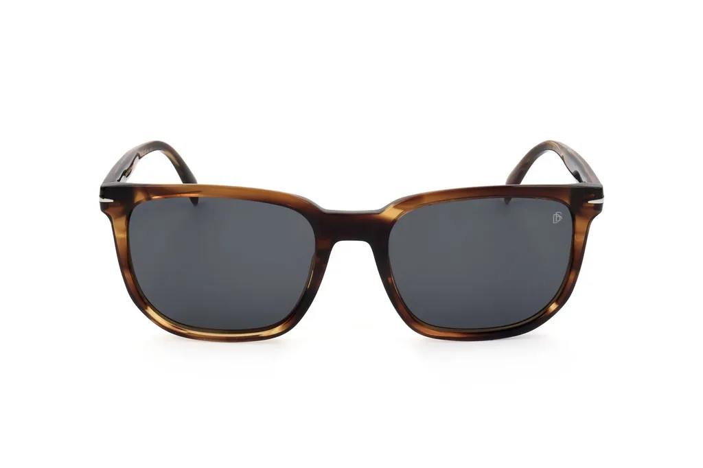 Eyewear By David Beckham Square Frame Full Rim Sunglasses