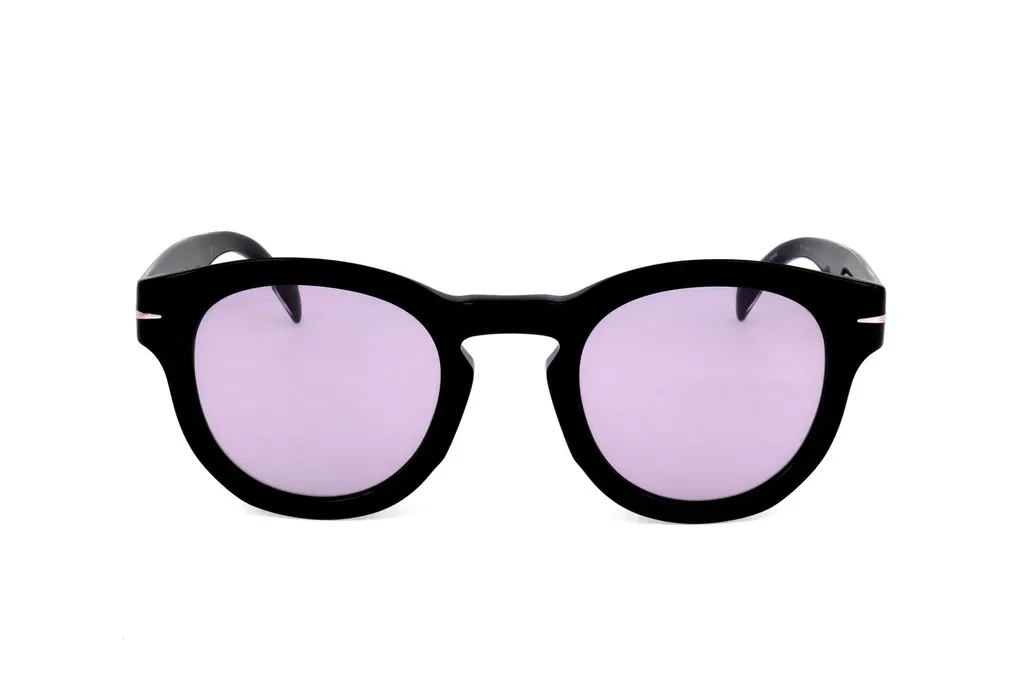 Eyewear By David Beckham Oval Frame Full Rim Sunglasses