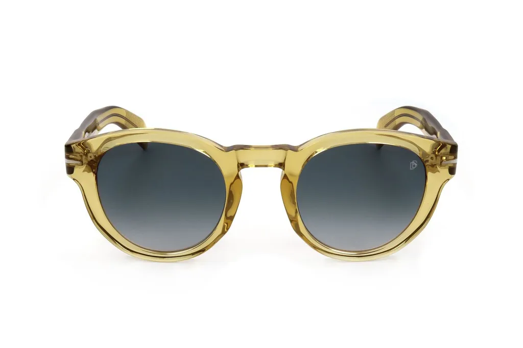 Eyewear By David Beckham Oval Frame Full Rim Sunglasses