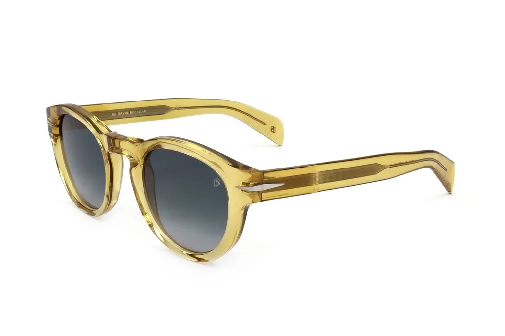 Eyewear By David Beckham Oval Frame Full Rim Sunglasses