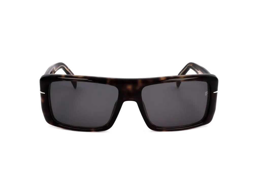 Eyewear By David Beckham Rectangular Lens Full Rim Sunglasses