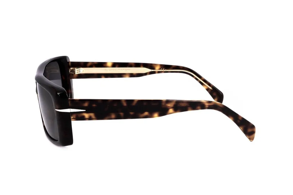 Eyewear By David Beckham Rectangular Lens Full Rim Sunglasses