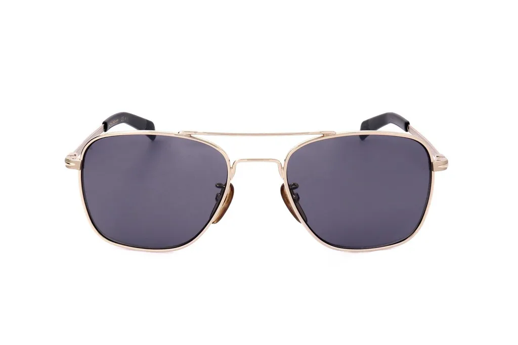 Eyewear By David Beckham Pilot Frame Full Rim Sunglasses