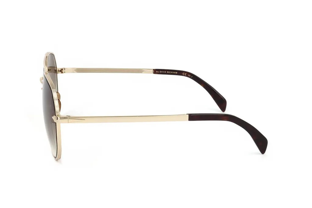 Eyewear By David Beckham Pilot Frame Full Rim Sunglasses