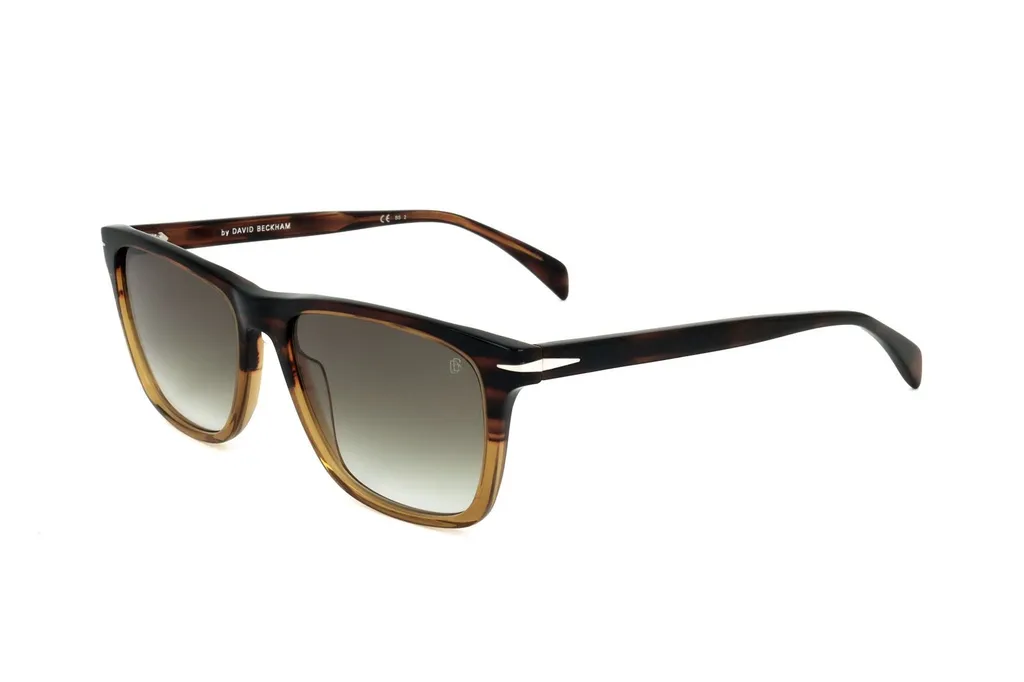 Eyewear By David Beckham Square Frame Full Rim Sunglasses