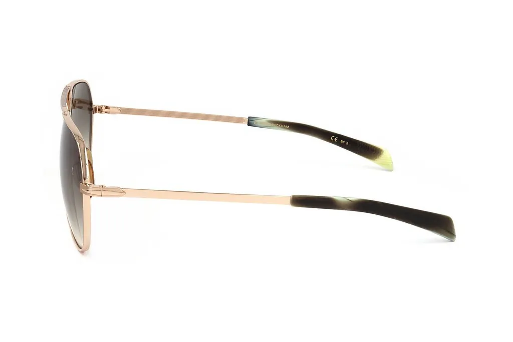 Eyewear By David Beckham Pilot Frame Full Rim Sunglasses