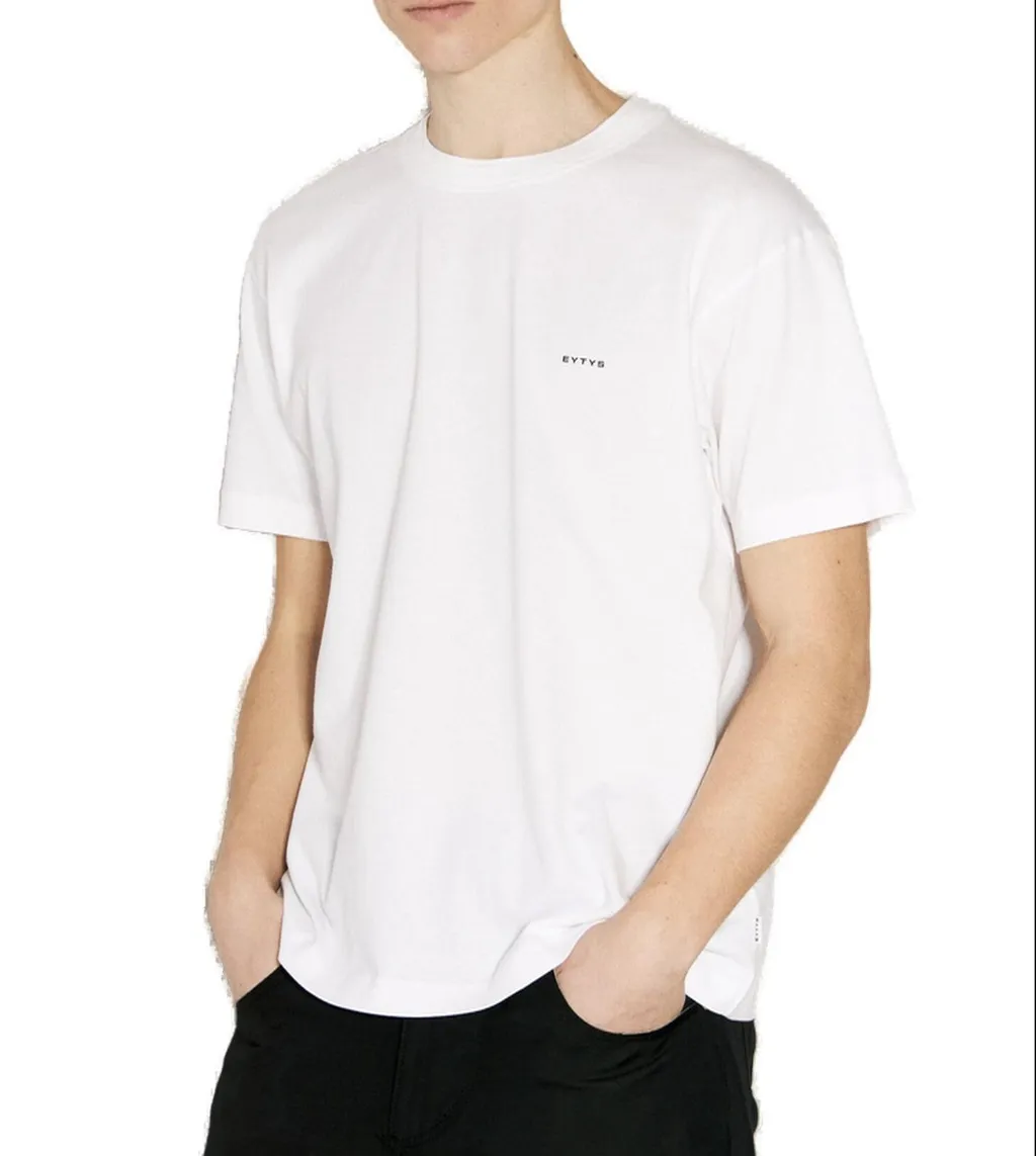 Eytys Leon Logo Printed Crewneck T-Shirt