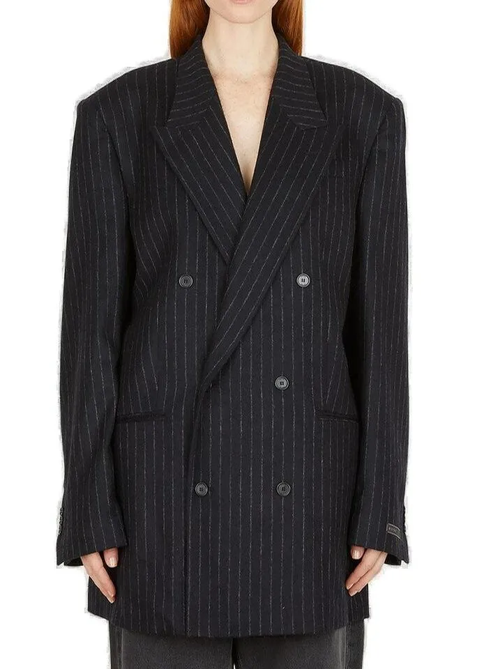 Eytys Double-Breasted Pinstripe Blazer