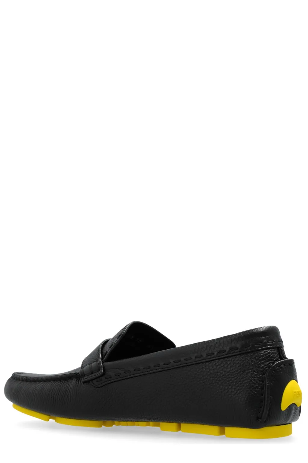 Fendi Ff Plaque Driving Loafers