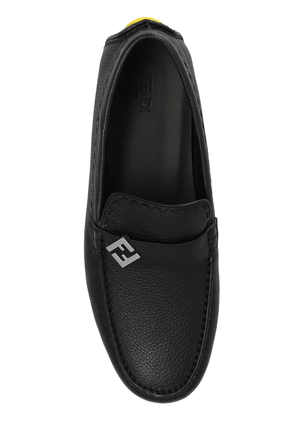 Fendi Ff Plaque Driving Loafers