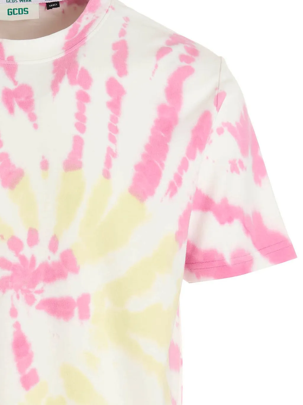 Gcds Logo Printed Tie-Dye Crewneck T-Shirt