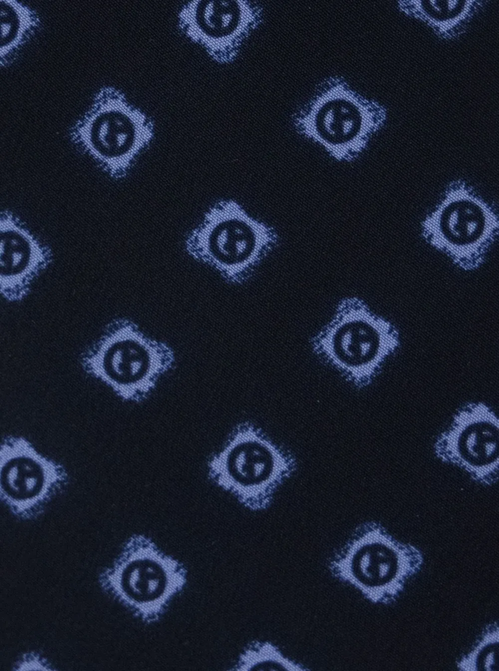 Giorgio Armani All Over Logo Printed Tie
