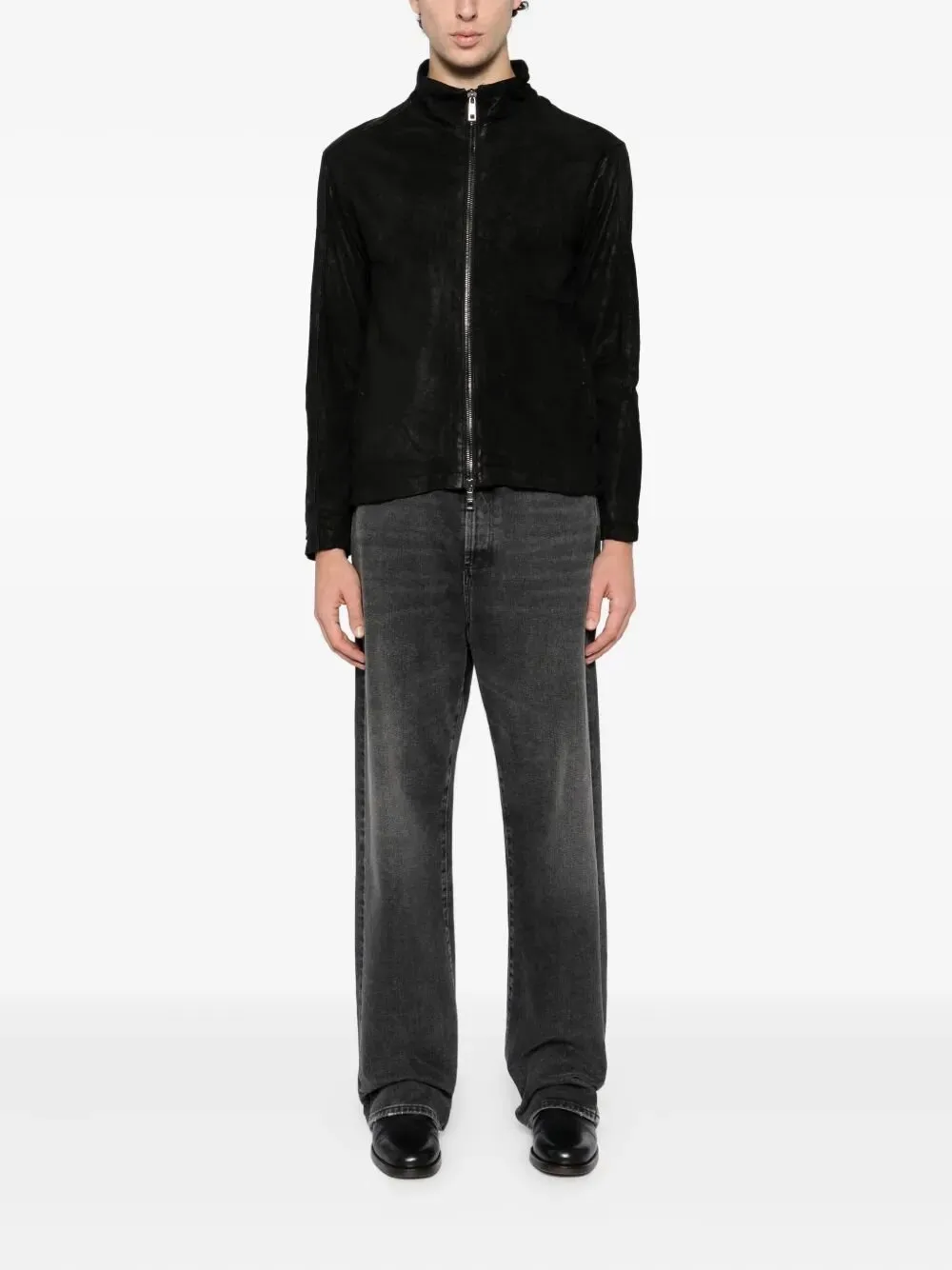 Giorgio Brato Zip-Up Leather Jacket