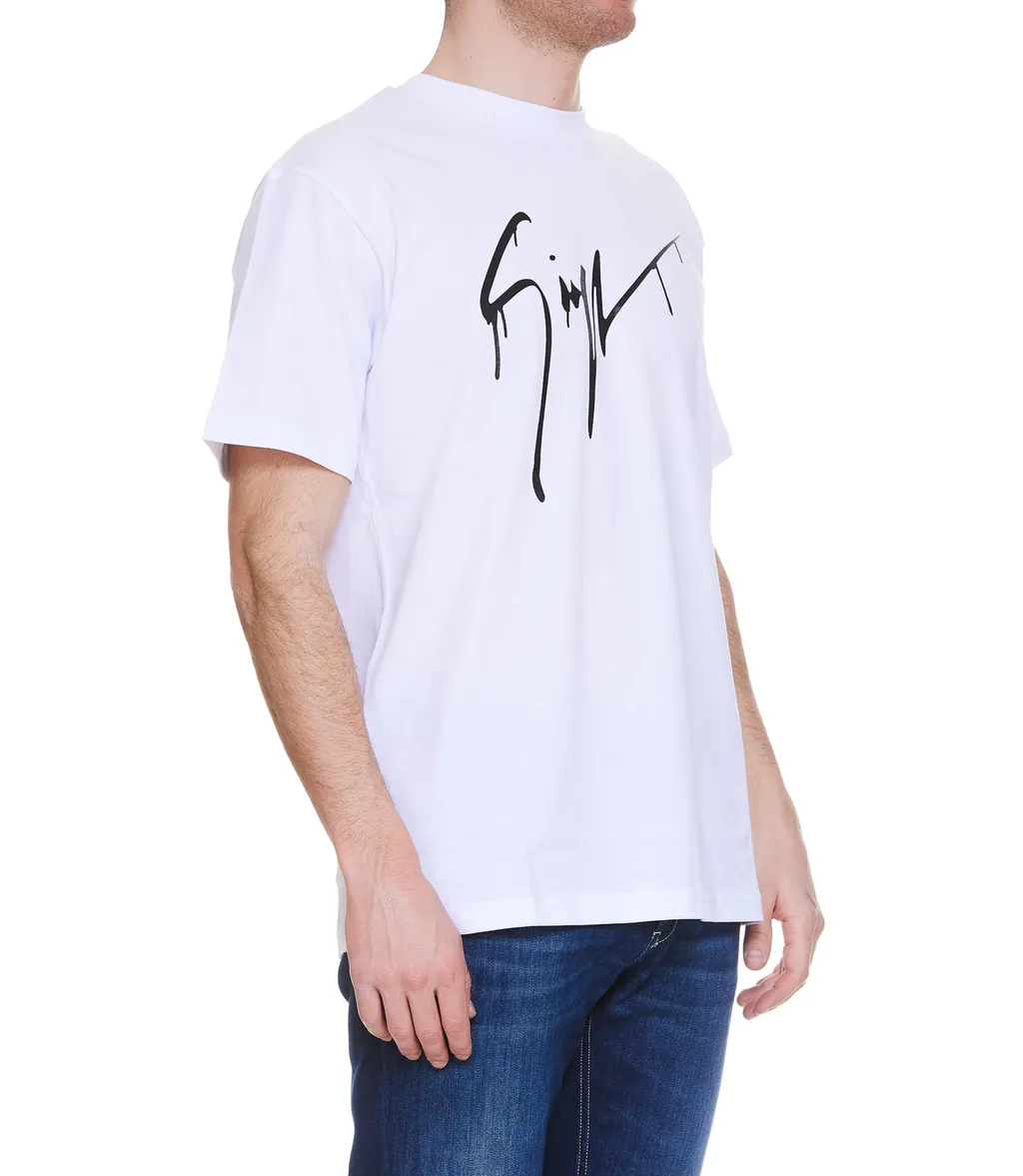 Giuseppe Zanotti Graphic Printed Crewneck T-Shirt