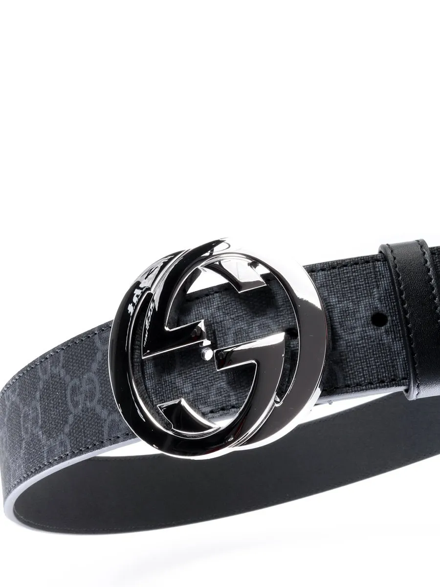 Gucci Gg Supreme G Buckle Belt