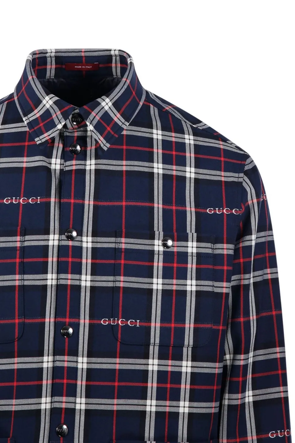 Gucci Tartan Jacquard Padded Shirt