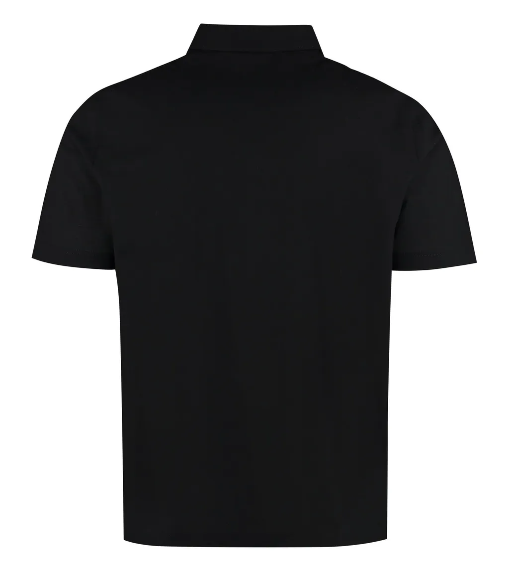 Herno Button Detailed Short-Sleeved Polo Shirt