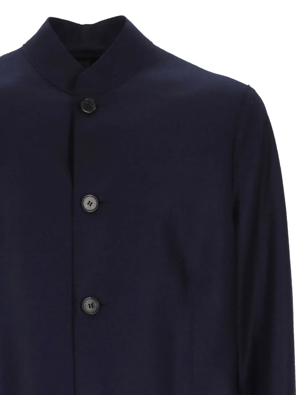 Harris Wharf London Stand Collar Buttoned Jacket
