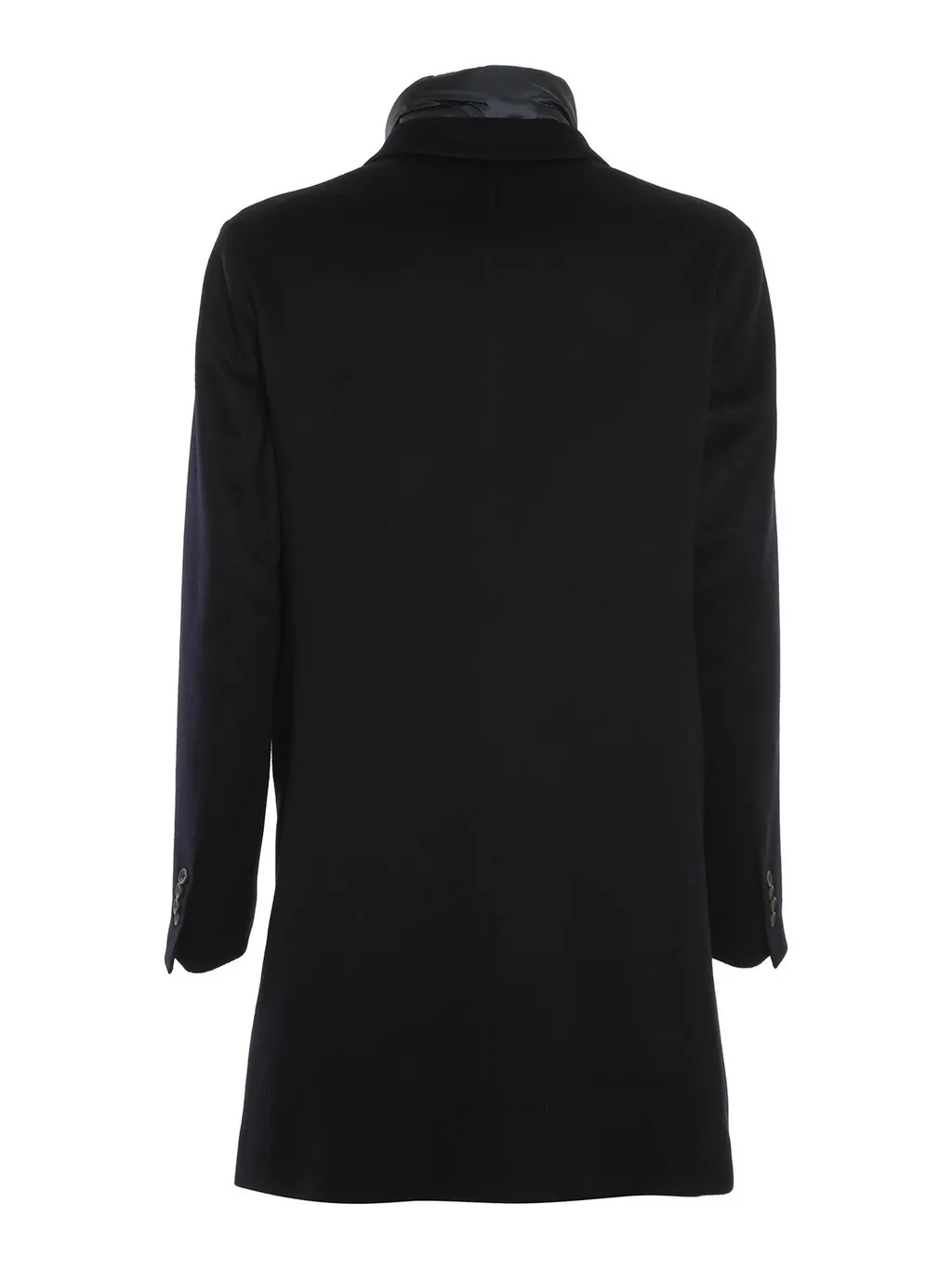Herno Single-Breasted Layered Coat