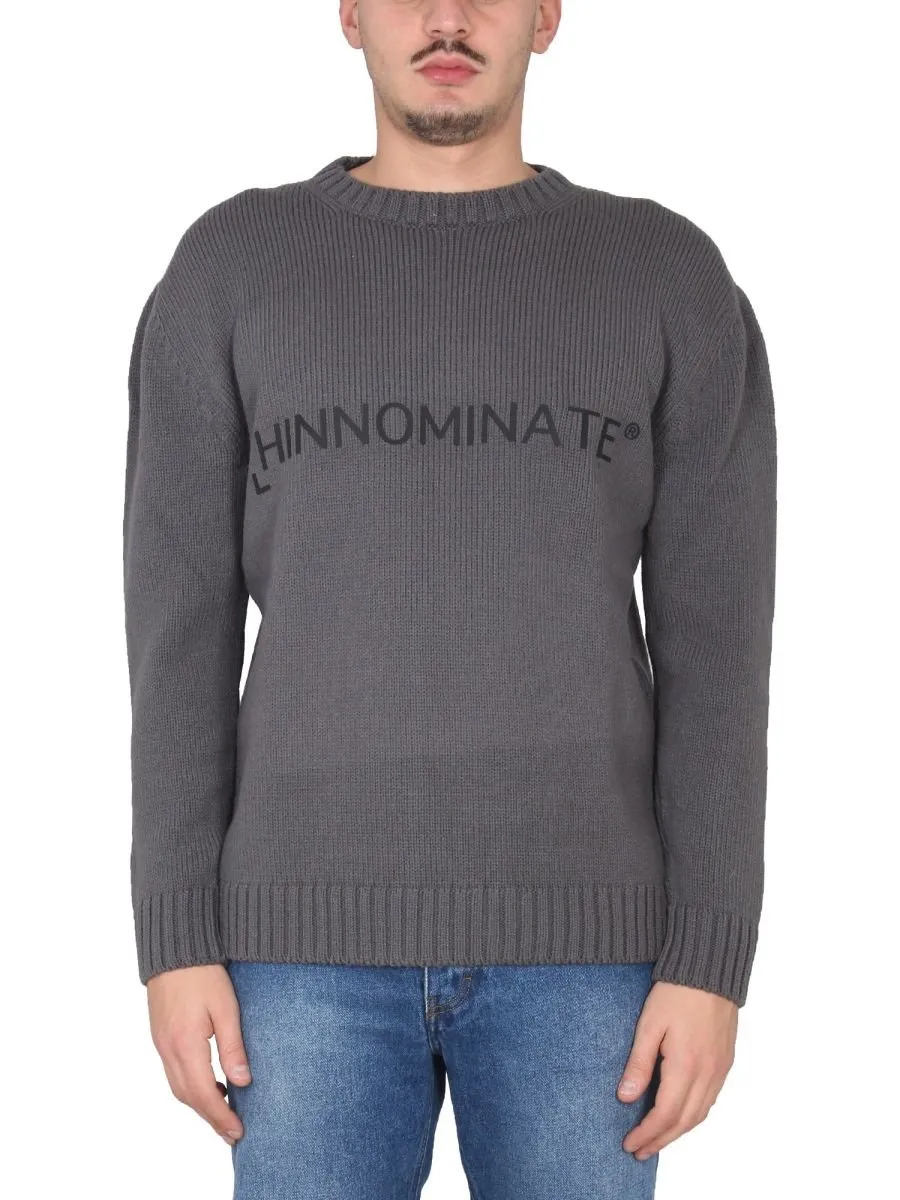 Hinnominate Logo Crew Neck Sweater