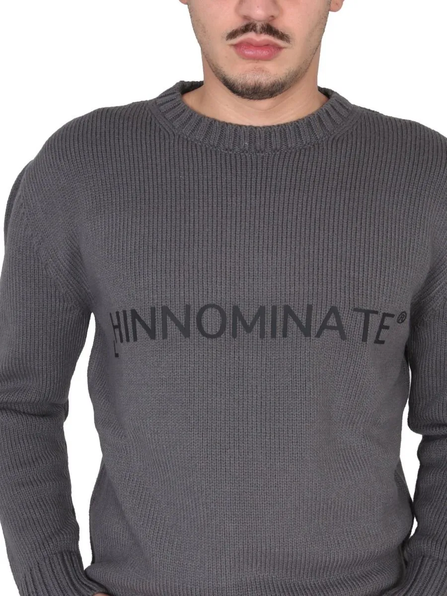 Hinnominate Logo Crew Neck Sweater