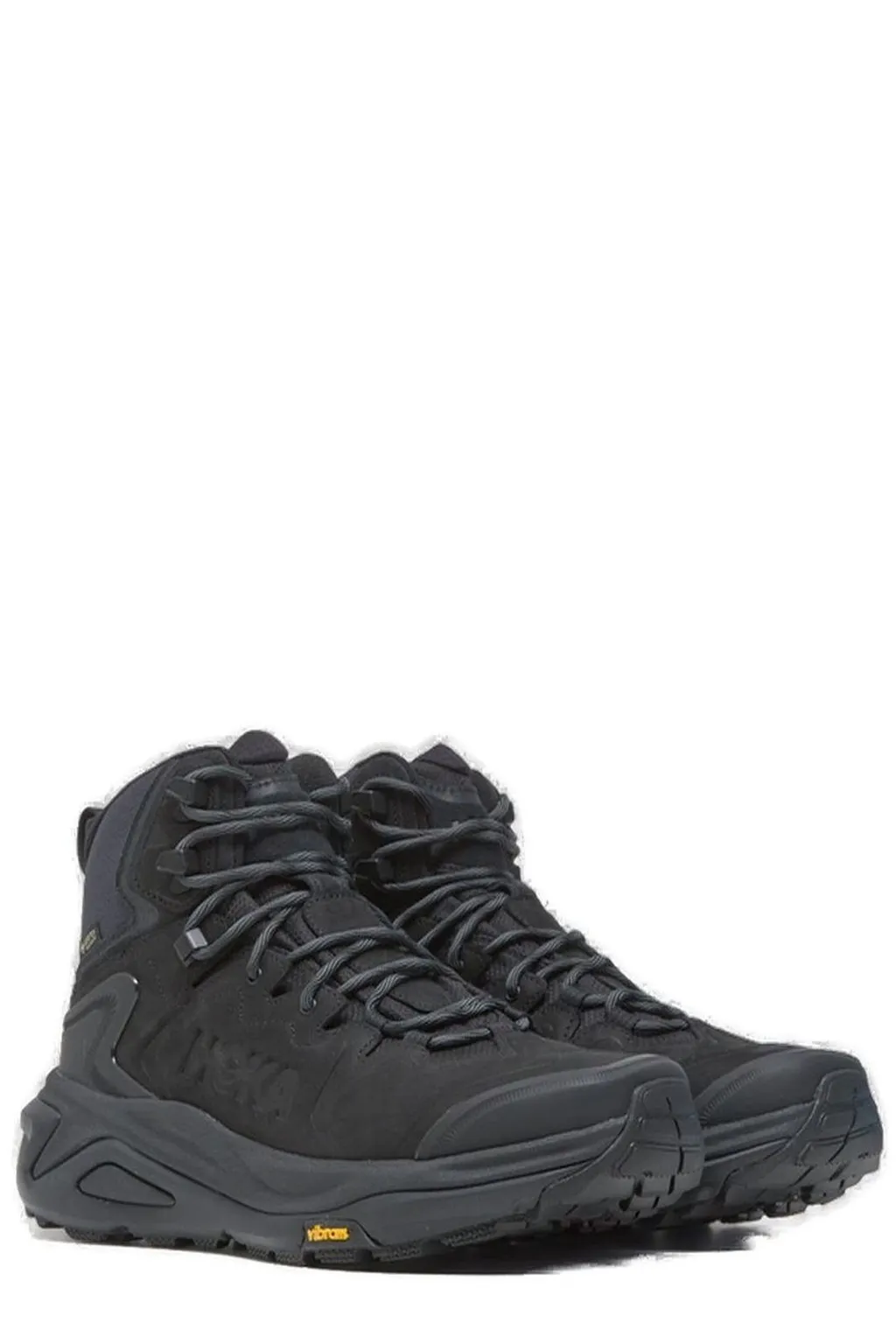Hoka One One Logo Embossed Lace-Up Sneakers