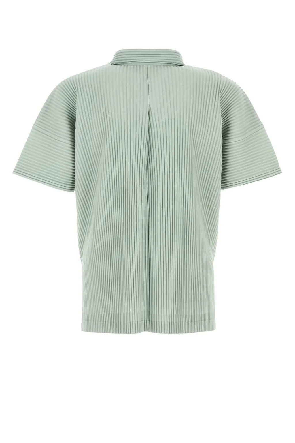 Homme Plissé Issey Miyake Short Sleeved Pleated Buttoned Shirt