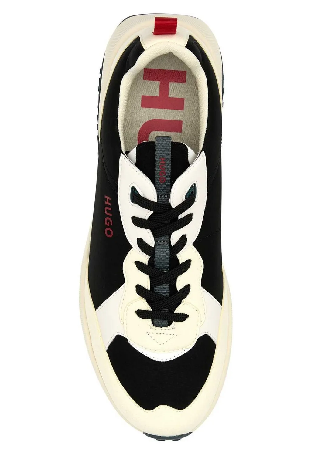 Hugo Round Toe Panelled Sneakers