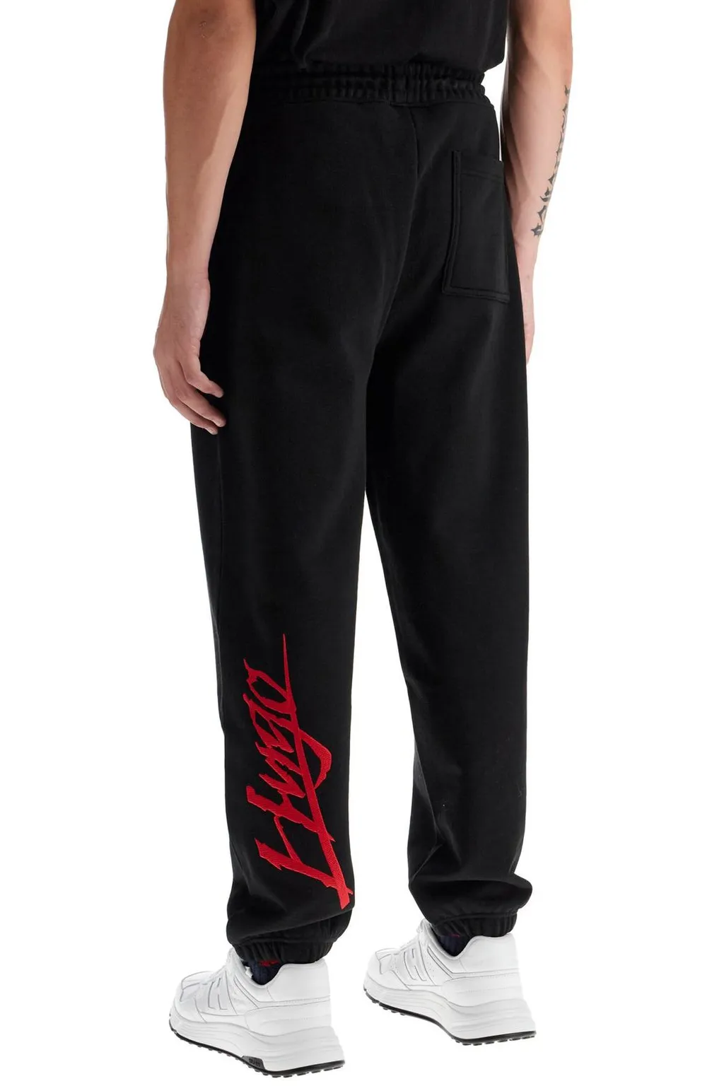 Hugo Double Logo Terry Tracksuit Bottoms