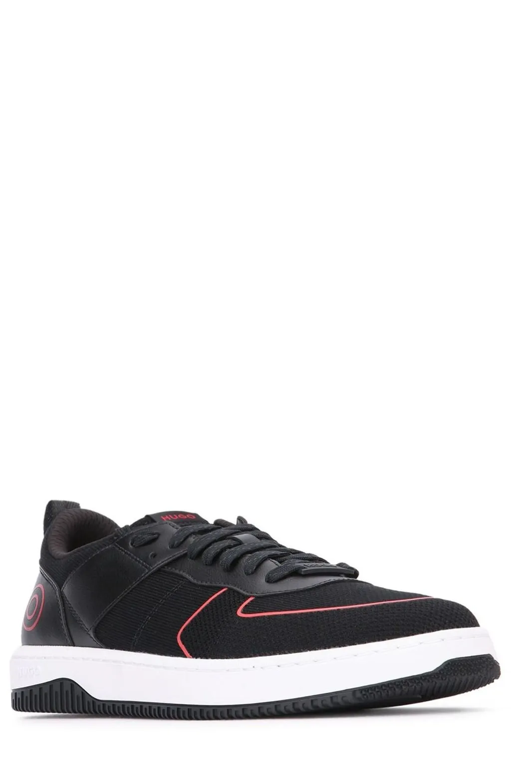 Hugo Logo Printed Lace-Up Sneakers