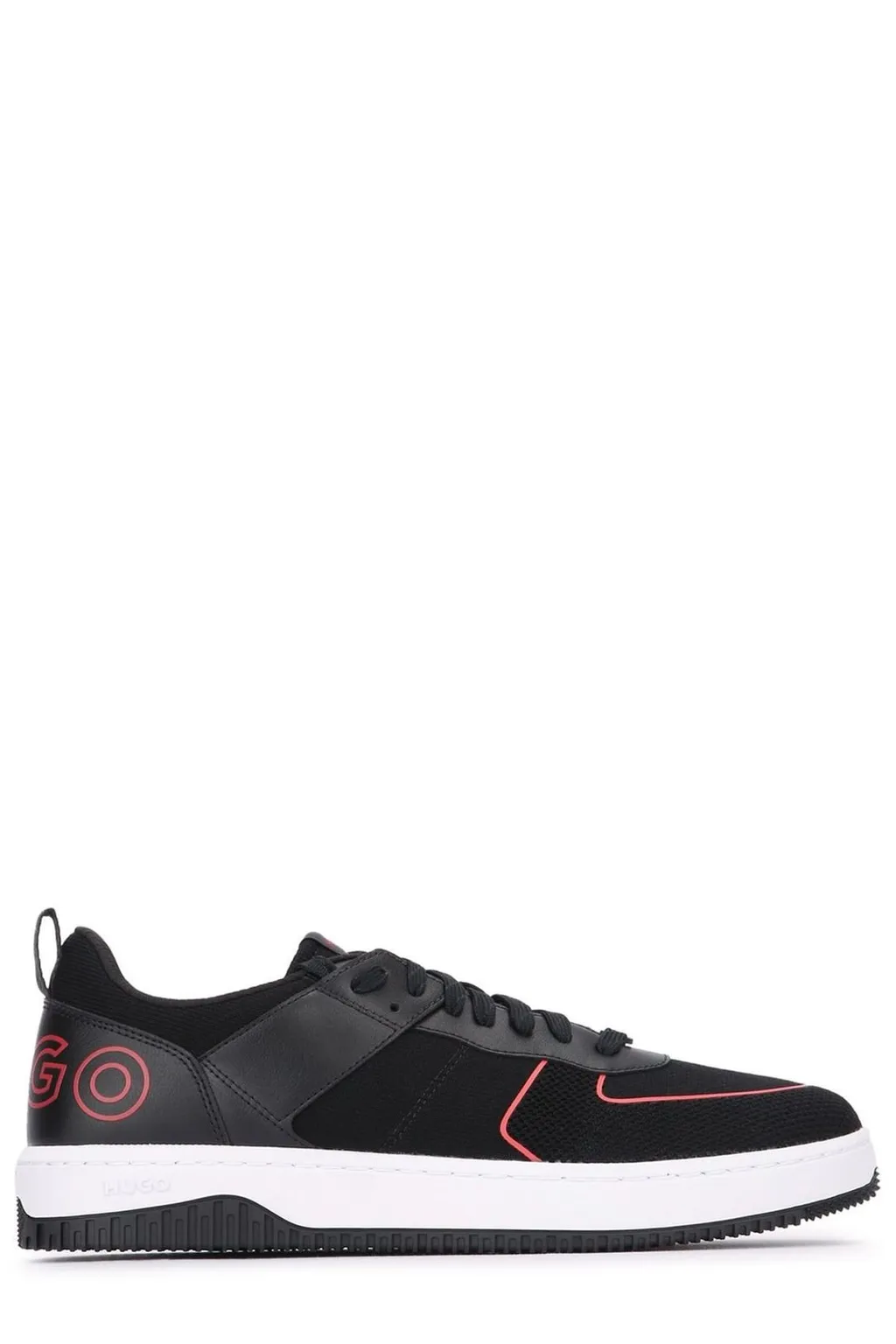 Hugo Logo Printed Lace-Up Sneakers