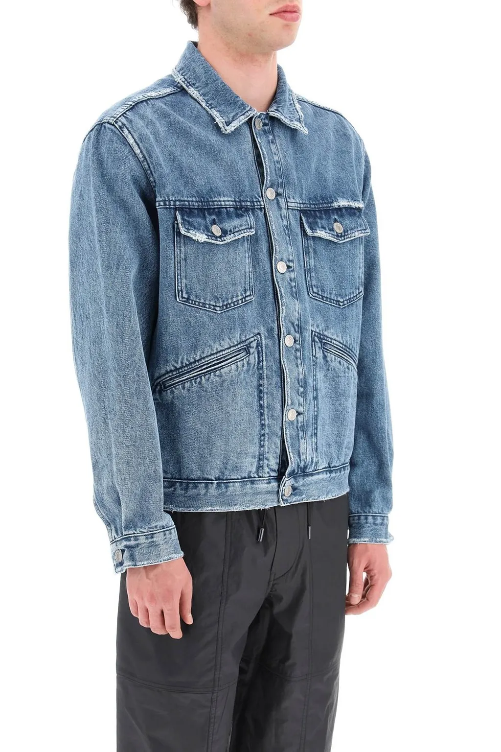 Isabel Marant Buttoned Long-Sleeved Denim Jacket